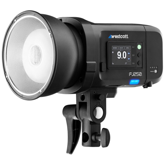 FJ250 Touchscreen Strobe with FJ Pro AC/DC Battery (250Ws)