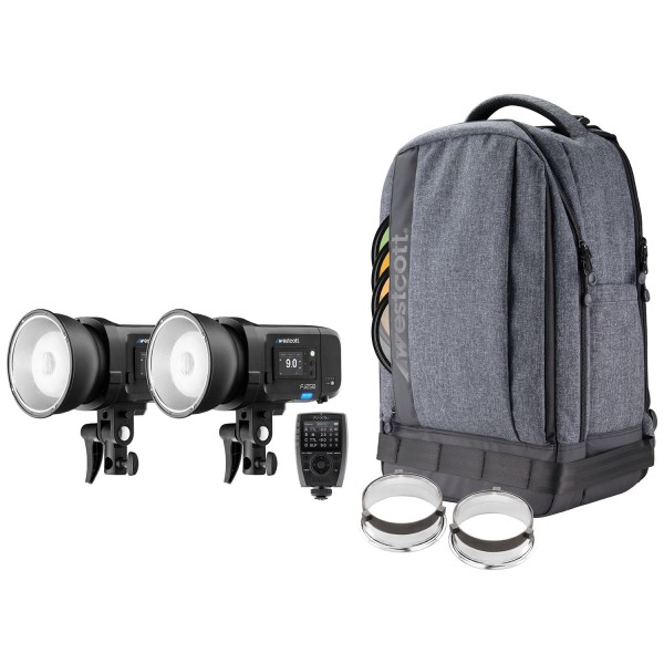 FJ250 Strobe 2-Light Backpack Kit with FJ-X3 Wireless Trigger