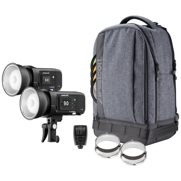 FJ Wireless 2-Light Portable Portrait Flash Kit with FJ-X3 Wireless Trigger