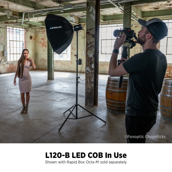 L120-B Bi-Color COB LED with Battery and Charger