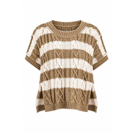 Olive You More Striped Sweater