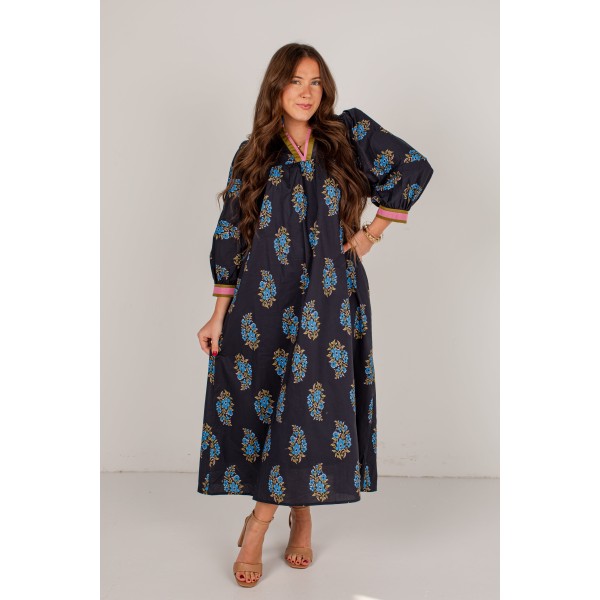 Current Chapter Black Floral Maxi Dress