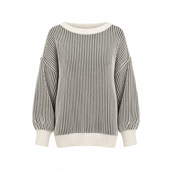 A Slower Pace Striped Sweater