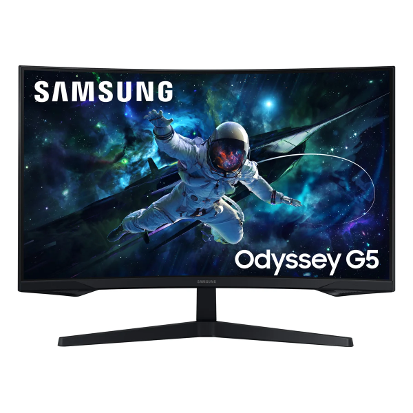 Samsung Odyssey 32インチ G5 QHD 湾曲ゲーミングモニター 165Hz