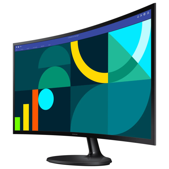 Samsung S36CG Series 27" 100Hz Curved Monitor 100Hz 4ms Black LS27D36CGANXZA