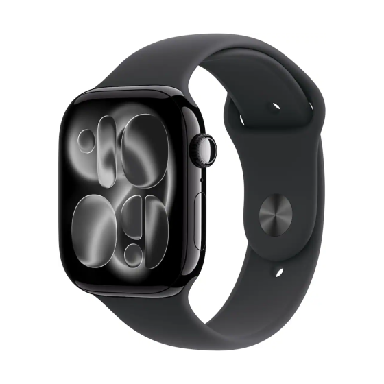 Apple Watch Series 11 46mm GPS ジェットブラック ブラックバンド M/L