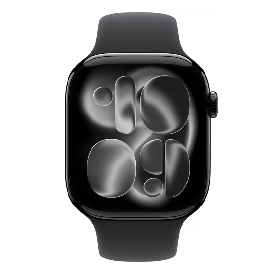 Apple Watch Series 11 46mm GPS ジェットブラック ブラックバンド M/L