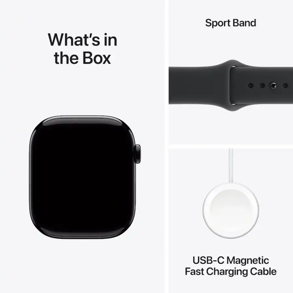 Apple Watch Series 11 46mm GPS ジェットブラック ブラックバンド M/L