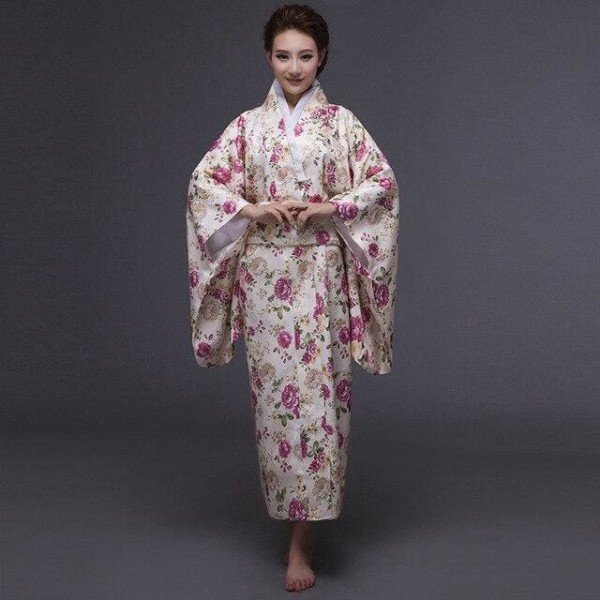 女性着物舒明