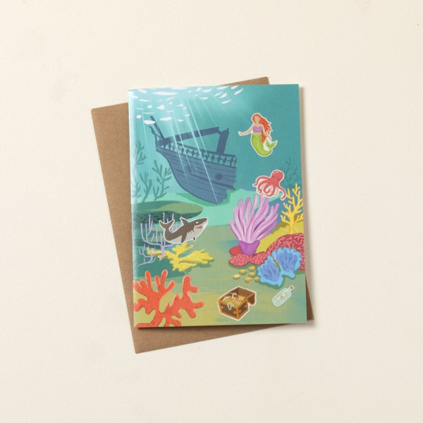 Sticker Scenes Playable Greeting Cards -3 Pack