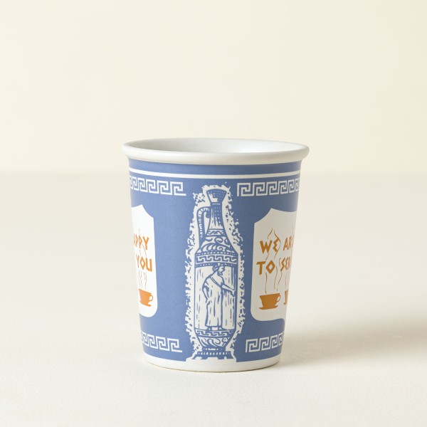 Ceramic Greek Coffee Cup
