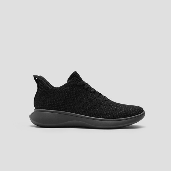 Unisex Sneaker Sliders (Urban) - Wool - Black