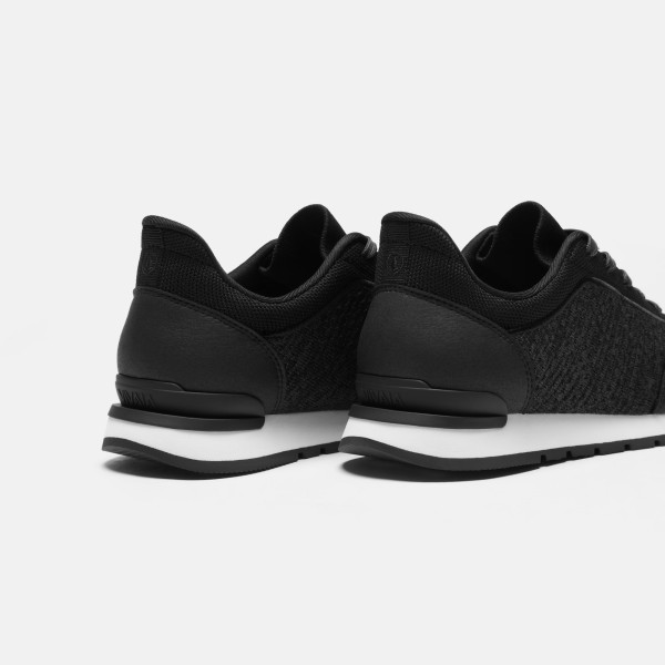 Unisex Waterproof Slip-On Sneakers (Allday Pro) - Black & Charcoal