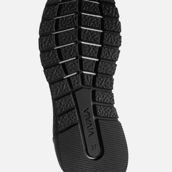 Unisex Waterproof Slip-On Sneakers (Allday Pro) - Black & Charcoal