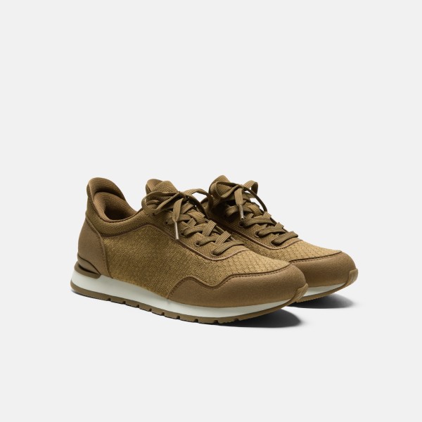 Unisex Waterproof Slip-On Sneakers (Allday Pro) - Ocher