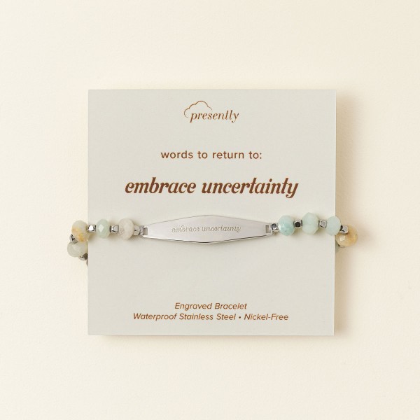 Anxiety Calming Mantra Bracelet