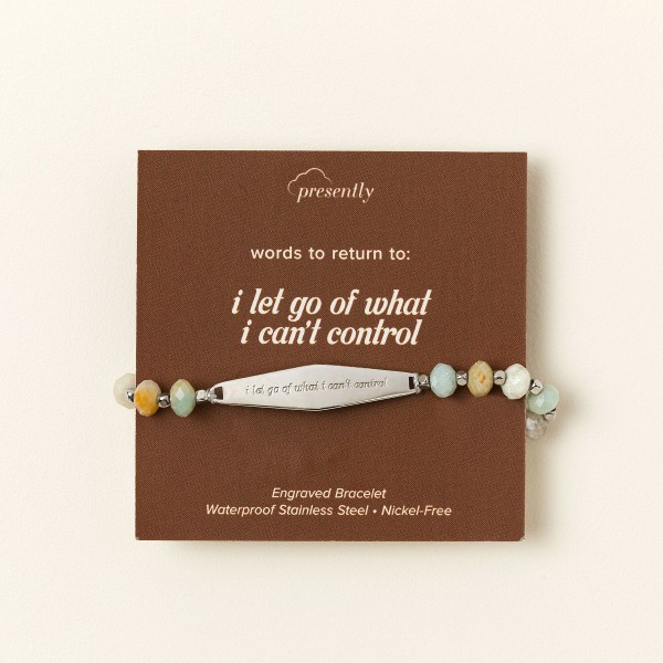 Anxiety Calming Mantra Bracelet