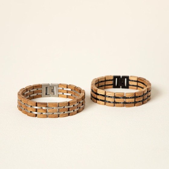 Whiskey and Wine Barrel Bracelets