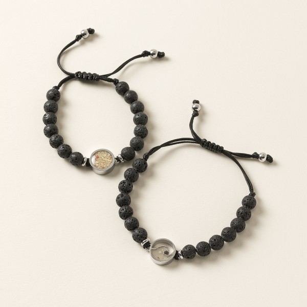 Custom Sand Lava Bead Bracelet